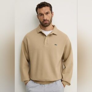 NWT Lacoste Loose Fit Pique Sweatshirt Size 5